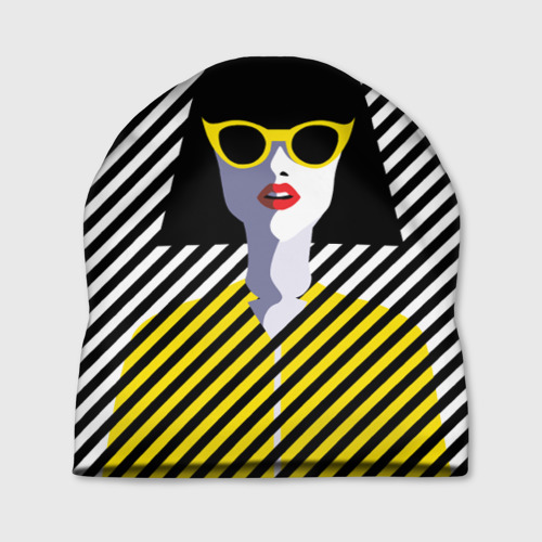 Шапка 3D Pop art girl