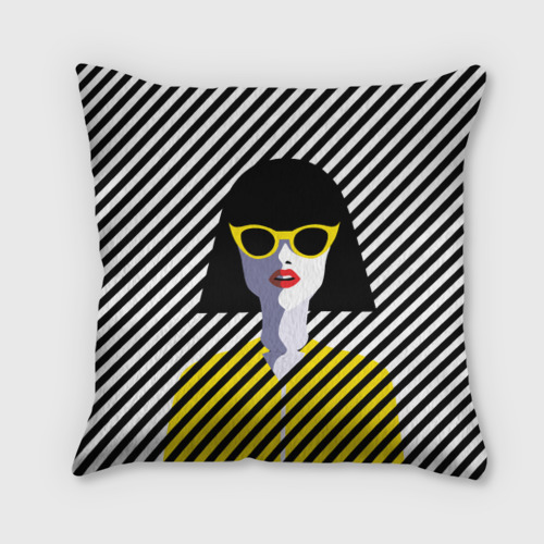 Подушка 3D Pop art girl