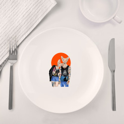 Набор: тарелка + кружка Любовь сфинксов - фото 2