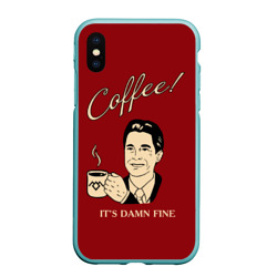 Чехол для iPhone XS Max матовый Coffee