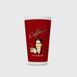Кружка с принтом Coffee для любого человека, вид спереди №2. Цвет основы: белый