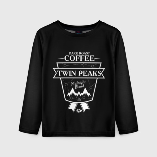 Детский лонгслив 3D Twin Peaks Coffee, цвет 3D печать