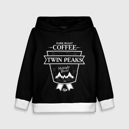 Детская толстовка 3D Twin Peaks Coffee, цвет белый