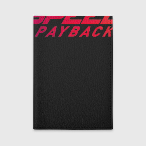 Обложка для автодокументов Need For Speed Payback, цвет черный