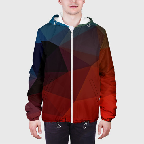 Мужская куртка 3D abstraction, цвет 3D печать - фото 4