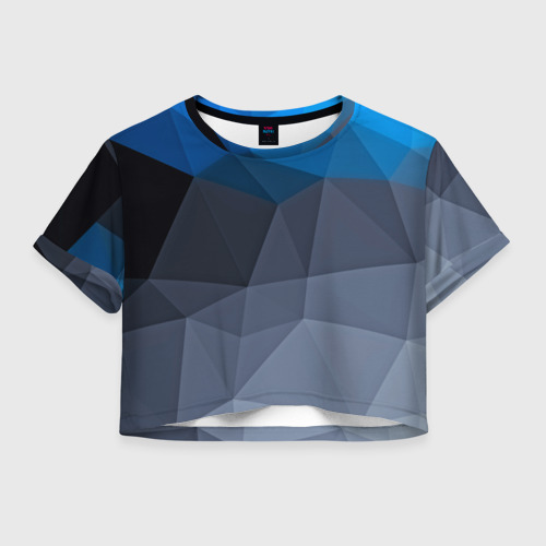 Женская футболка Crop-top 3D Still abstract, цвет 3D печать