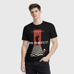 Мужская футболка 3D Twin Peaks - фото 2