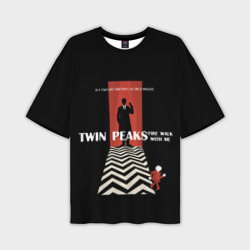 Мужская футболка oversize 3D Twin Peaks