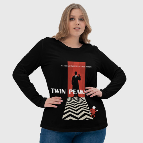 Женский лонгслив 3D Twin Peaks - фото 6