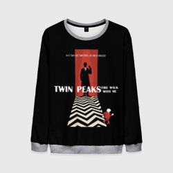 Мужской свитшот 3D Twin Peaks