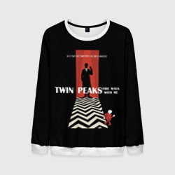 Мужской свитшот 3D Twin Peaks