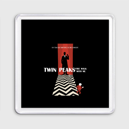 Магнит 55*55 Twin Peaks