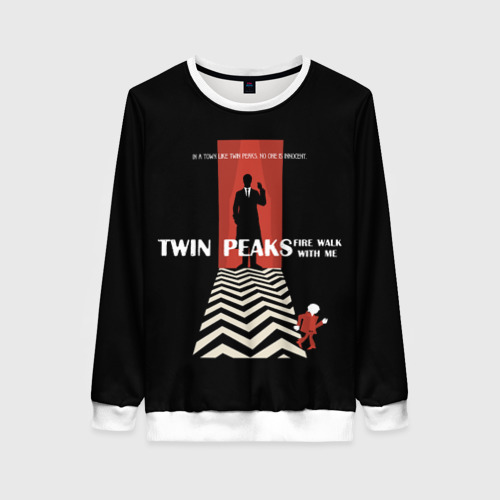 Женский свитшот 3D Twin Peaks, цвет 3D печать