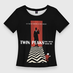 Женская футболка 3D Slim Twin Peaks