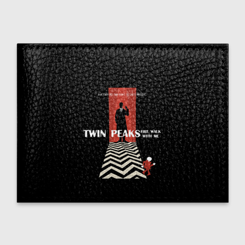Обложка для студенческого билета Twin Peaks, цвет бирюзовый