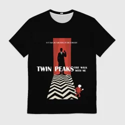 Мужская футболка 3D Twin Peaks