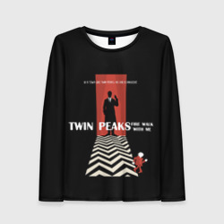 Женский лонгслив 3D Twin Peaks