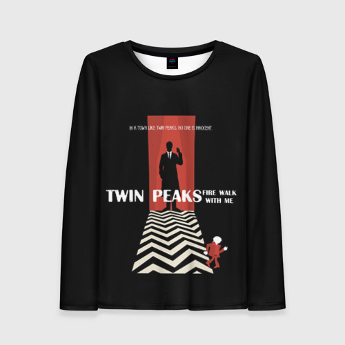 Женский лонгслив 3D Twin Peaks