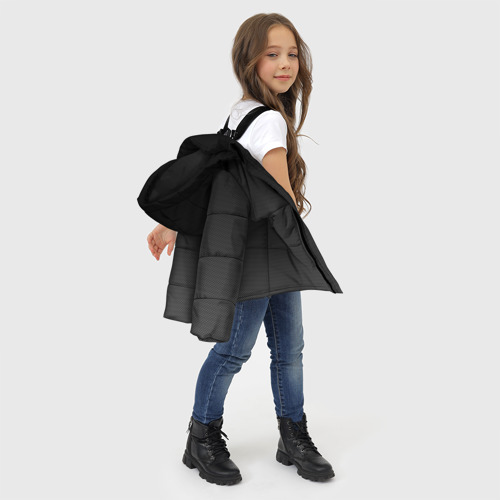 Зимняя куртка для девочек 3D Carbon, цвет светло-серый - фото 6