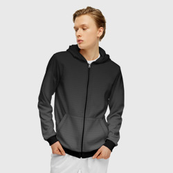Мужская толстовка 3D на молнии Carbon - фото 2