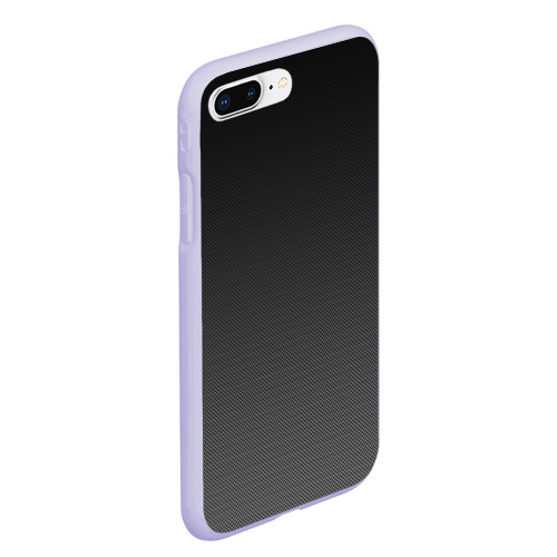 Чехол для iPhone 7Plus/8 Plus матовый Carbon, цвет светло-сиреневый - фото 3