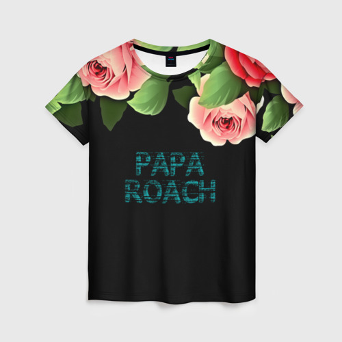 Женская футболка 3D Papa Roach, цвет 3D печать