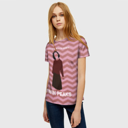Женская футболка 3D Твин Пикс - фото 2