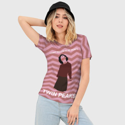 Женская футболка 3D Slim Твин Пикс - фото 2