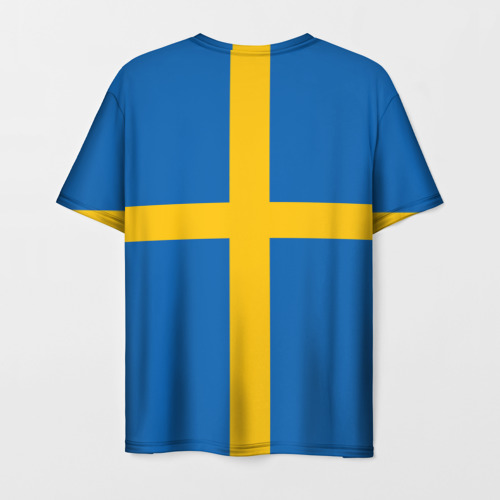 Мужская футболка 3D Флаг Швеции - фото 2