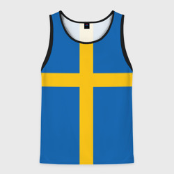 Мужская майка 3D Флаг Швеции