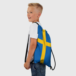 Рюкзак-мешок 3D Флаг Швеции - фото 2