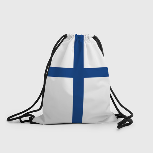 Рюкзак-мешок 3D Флаг Финляндии