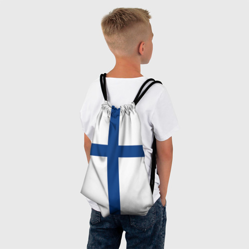 Рюкзак-мешок 3D Флаг Финляндии - фото 4
