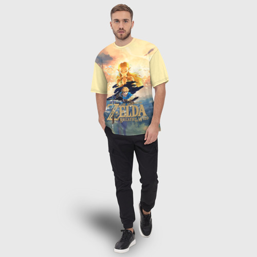Мужская футболка oversize 3D The Legend of Zelda, цвет 3D печать - фото 5