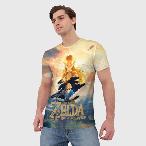 Мужская футболка 3D The Legend of Zelda, цвет 3D печать - фото 3