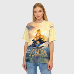 Женская футболка oversize 3D The Legend of Zelda - фото 2
