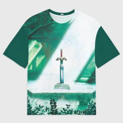Женская футболка oversize 3D The Legend of Zelda