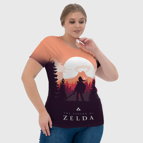 Женская футболка 3D The Legend of Zelda, цвет 3D печать - фото 6