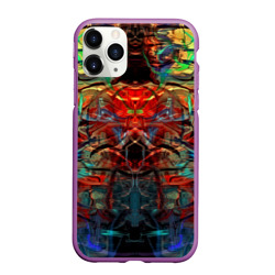 Чехол для iPhone 11 Pro Max матовый Psychedelic