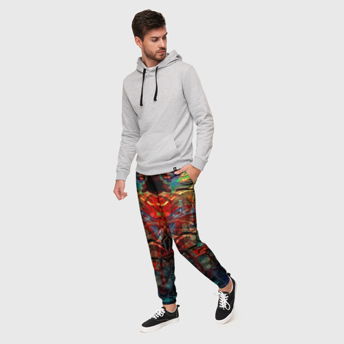 Мужские брюки 3D Psychedelic, цвет 3D печать - фото 3