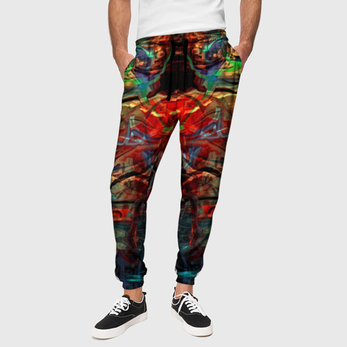 Мужские брюки 3D Psychedelic, цвет 3D печать - фото 4