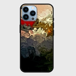 Чехол для iPhone 14 Pro Max Рассвет абстракция