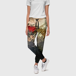Женские брюки 3D Рассвет абстракция - фото 2