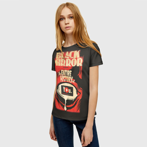 Женская футболка 3D Black Mirror - фото 3