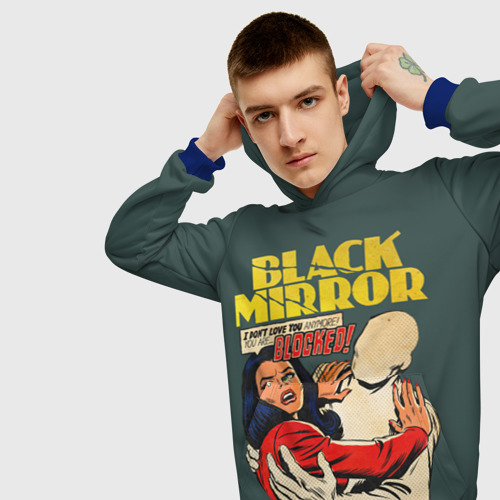 Мужская толстовка 3D Black Mirror Фото 01 Мужская толстовка 3D Black Mirror Фото 01