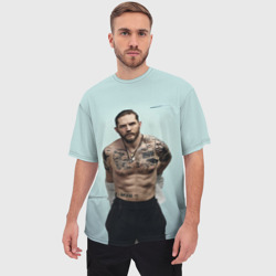 Мужская футболка oversize 3D Tom Hardy - фото 2