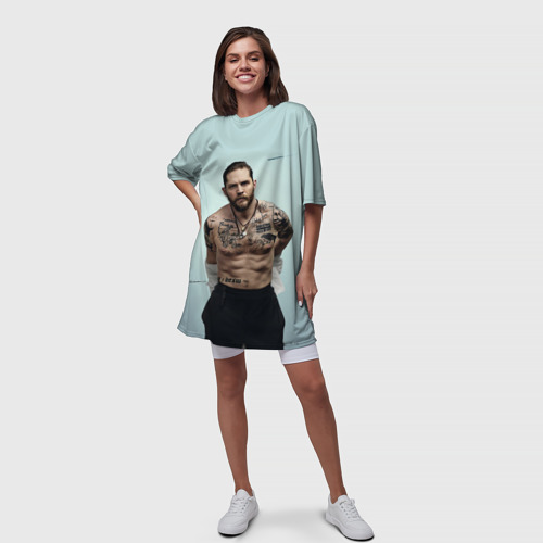 Платье-футболка 3D Tom Hardy, цвет 3D печать - фото 5