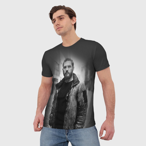 Мужская футболка 3D Tom Hardy, цвет 3D печать - фото 3