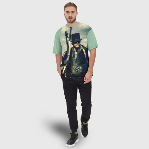Мужская футболка oversize 3D Taboo, цвет 3D печать - фото 5