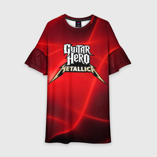 Детское платье 3D Guitar Hero Metallica, цвет 3D печать